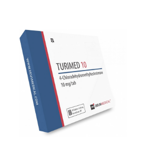 TURIMED 10 (Clorodehidrometiltestosterona) DeusMedical 50 Comprimidos de 10 mg
