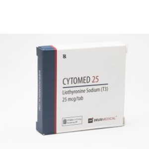 CYTOMED 25 (Liotironina sódica (T3) DeusMedical 50 tabletas 