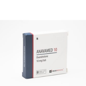Anavamed 10 (Oxandrolona) Deus Medical 50 Comprimidos de 10 mg