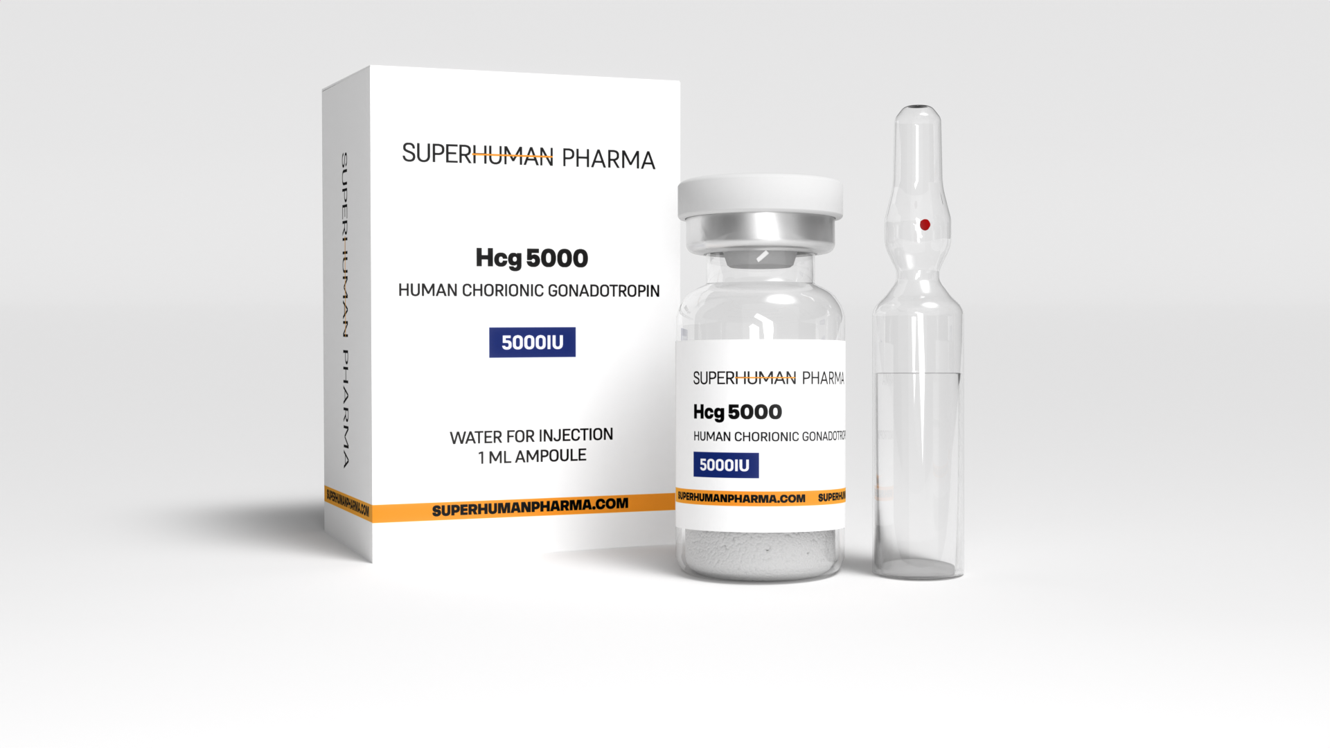 HCG 5000 1ml SuperHuman Pharma: Hormona gonadotrofina coriónica humana, utilizada para estimular la producción de testosterona en culturistas