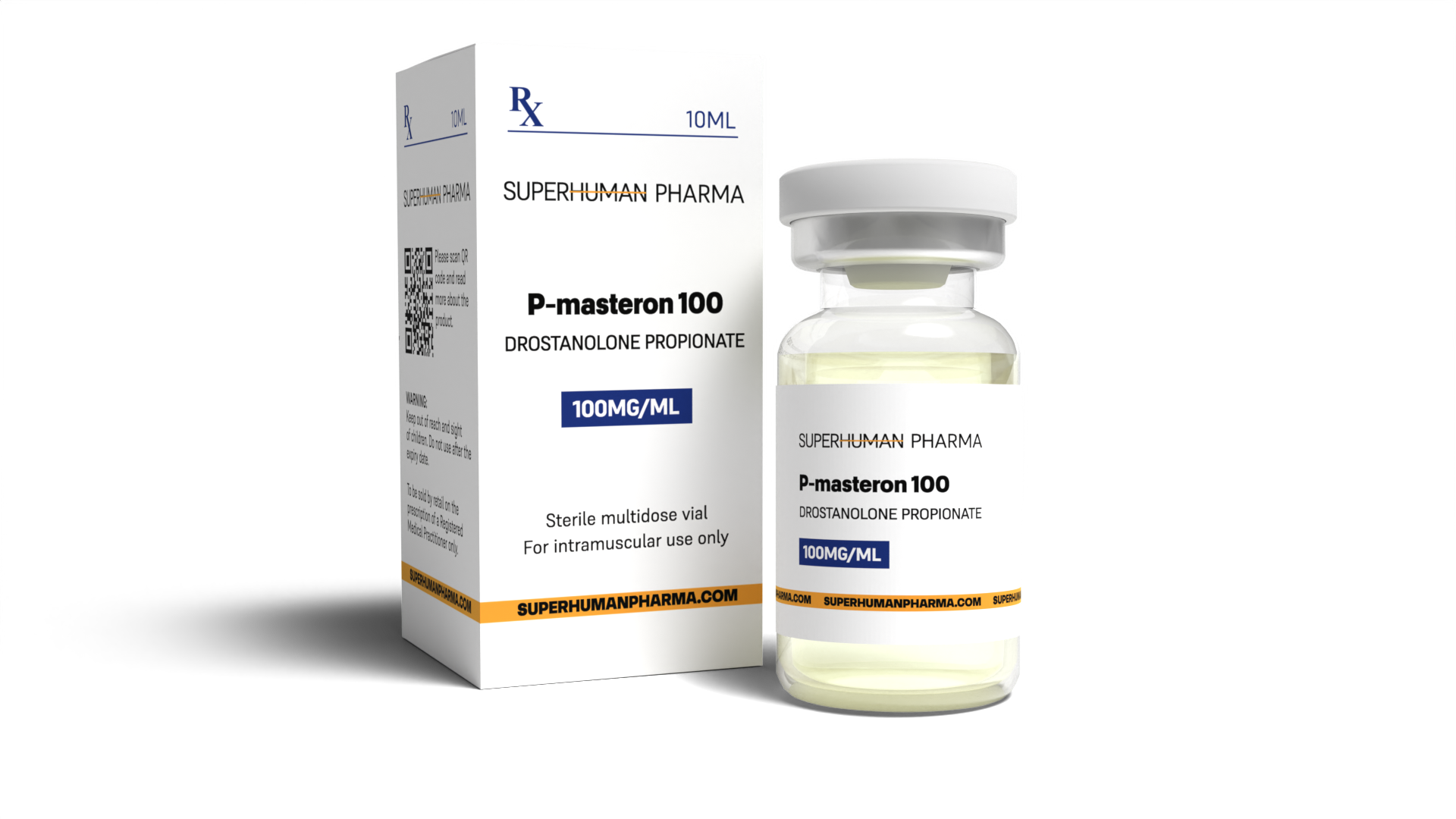 Masteron Propionato 10 ml [100mg/ml] SuperHuman Pharma: Anabolizante para mejorar la definición muscular y la fuerza