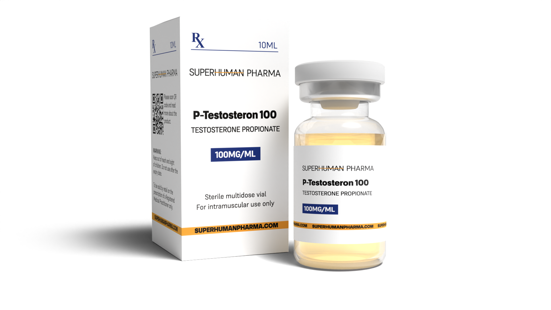 Testosterona Propionato 10 ml  SuperHuman Pharma: Anabolizante para aumentar la masa muscular y la fuerza