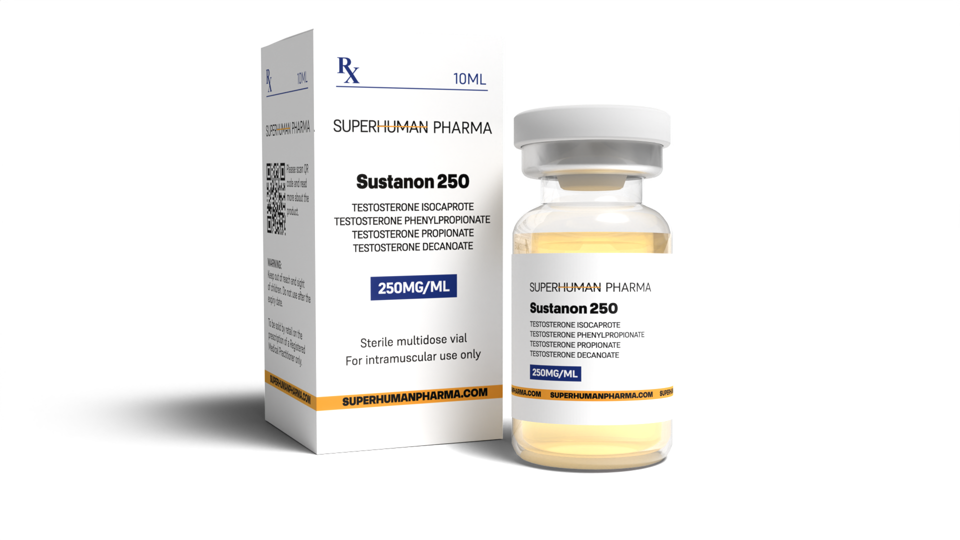 Sustanon 10 ml  SuperHuman Pharma: Anabolizante para aumentar la masa muscular y la fuerza
