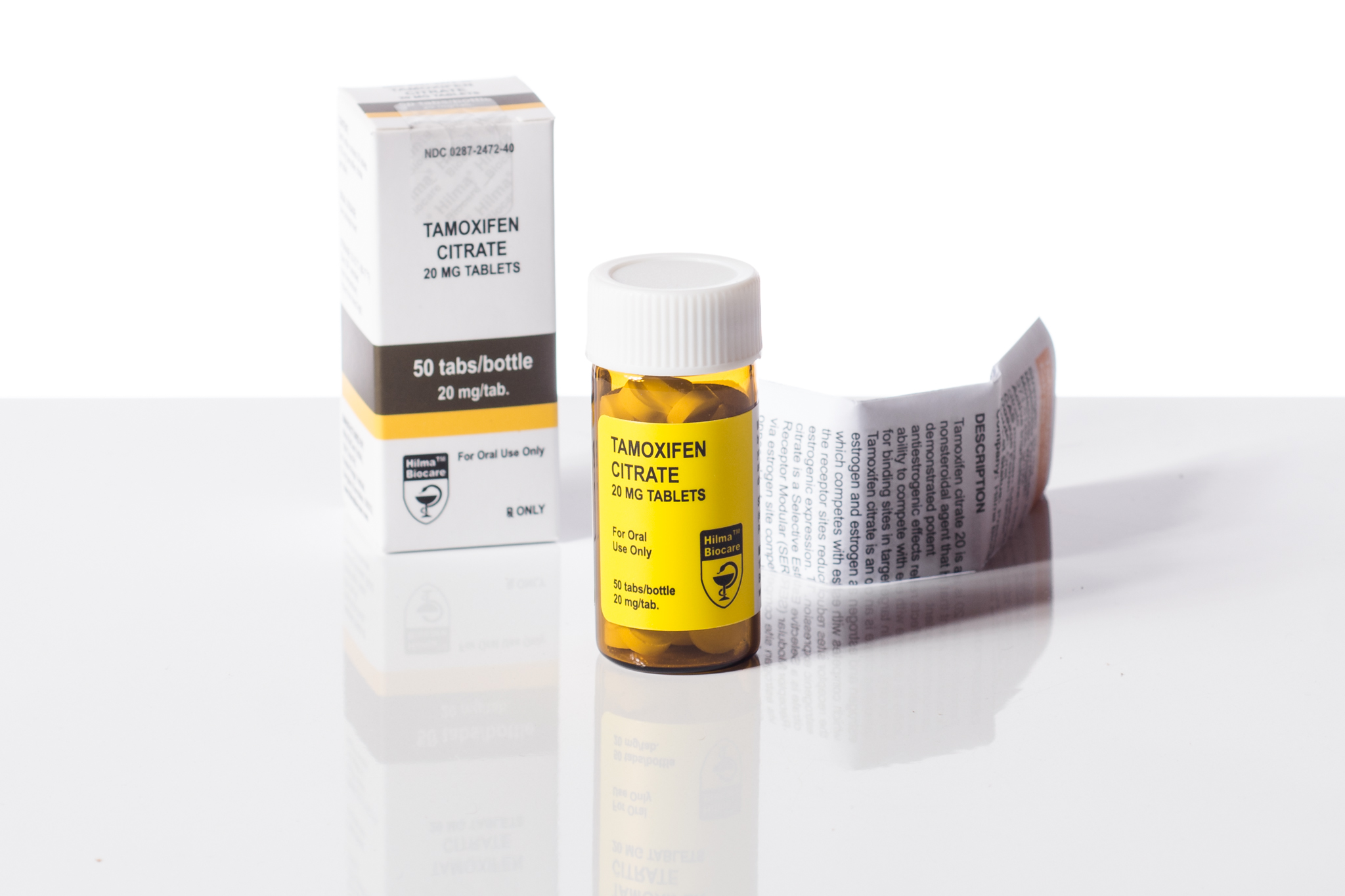 Citrato de tamoxifeno (Nolvadex) Hilma Biocare 50 Comprimidos 