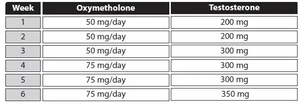 ciclo de testosterona y anadrol